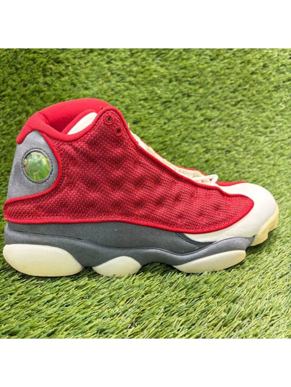 Nike Air Jordan 13 Retro Red Flint Gray Mens Size 8 Basketball Shoes Sneakers